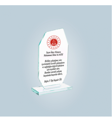 HZ-203 KRİSTAL PLAKET